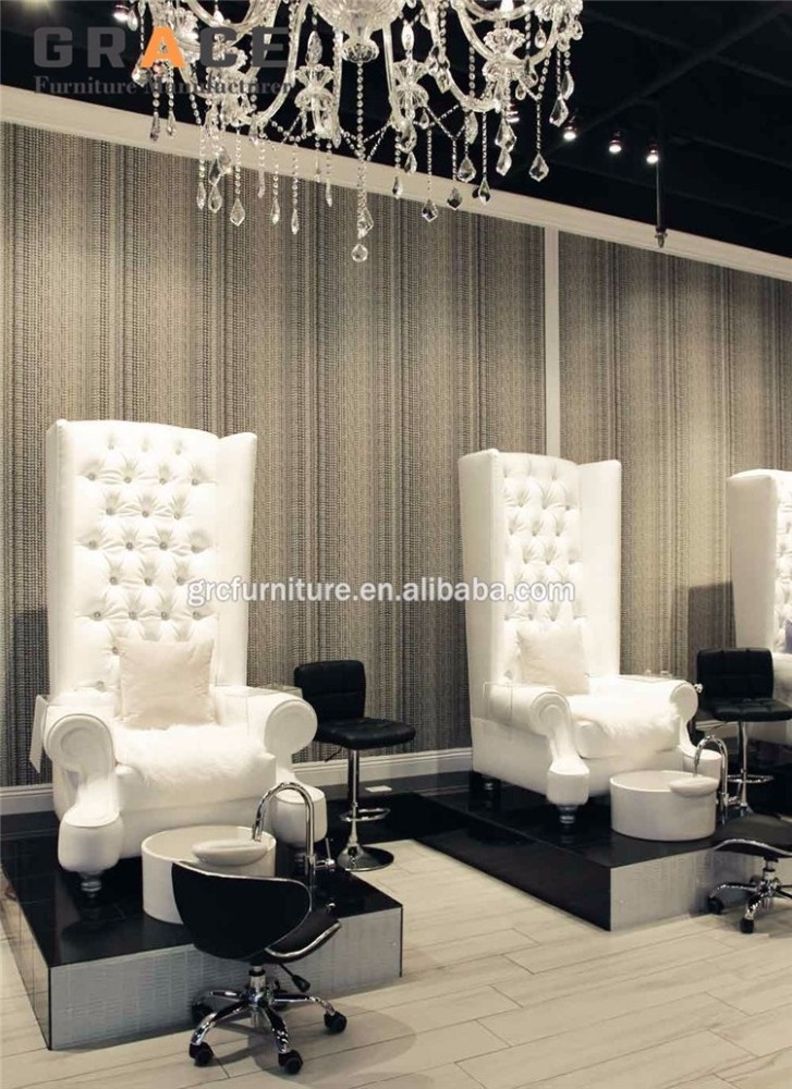 best quality high class nail salon used throne pedicure chair