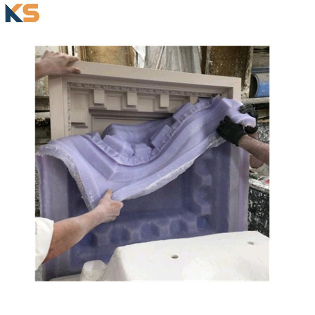 Silicone Rubber Mould Mold  For Making Cast Stone Precast GRC Concrete 3D Wall  Panel Mouldings