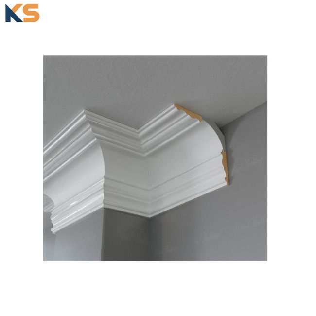 Plaster Ceiling Coving Cornice PS PU Plastic Foam Crown Moulding