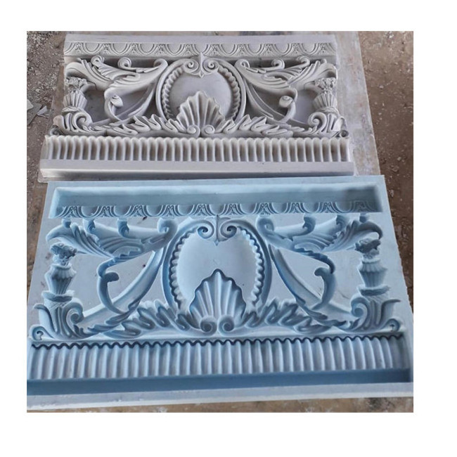 Silicone Rubber Mould Mold  For Making Cast Stone Precast GRC Concrete 3D Wall  Panel Mouldings