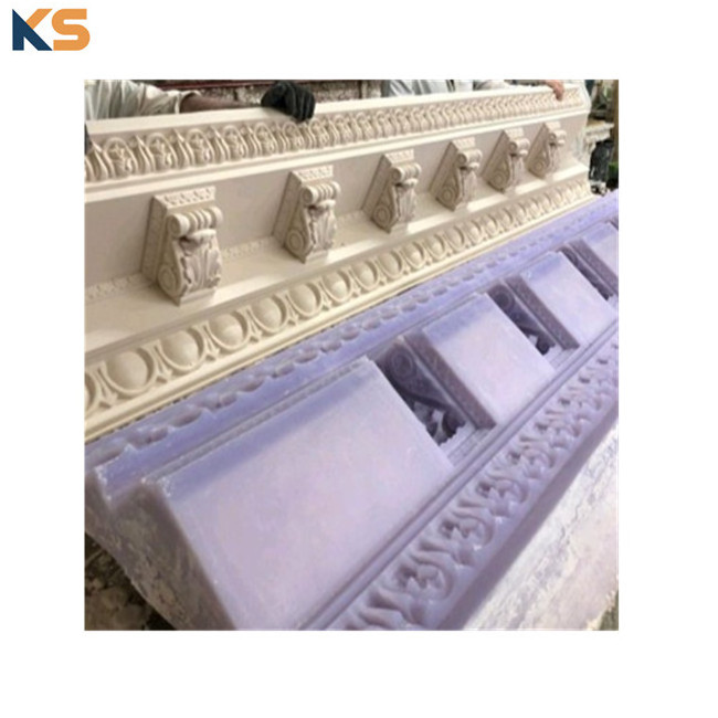 Silicone Rubber Mould Mold  For Making Cast Stone Precast GRC Concrete 3D Wall  Panel Mouldings