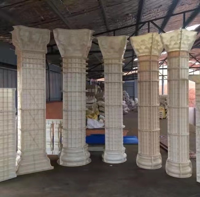 GRC Cement Concrete Round Plastic Column Pillar Formwork