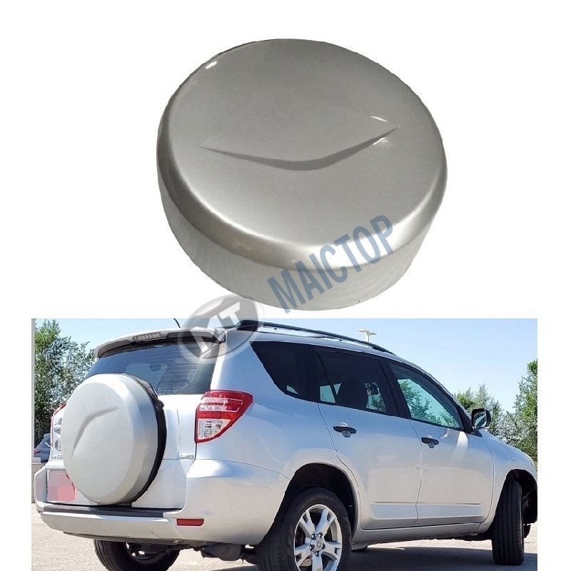 Maictop car accessories ABS spare tire cover for rav4 rav 4 2010-2012 Rear wheel tyre cover