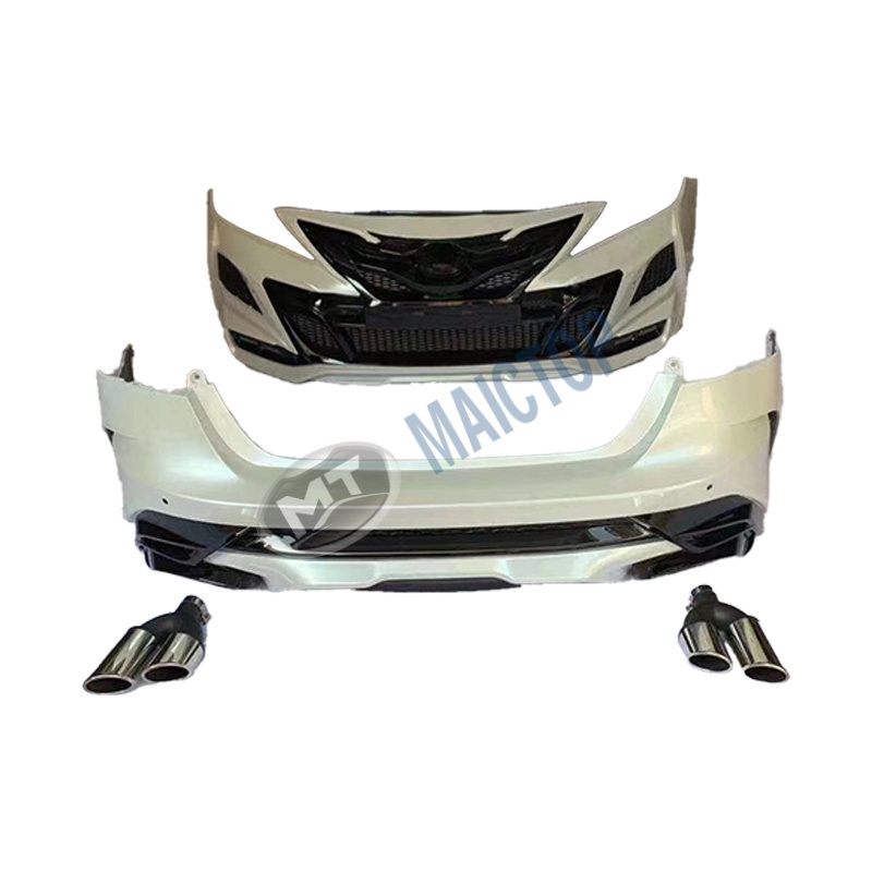 Maictop car accessories facelift front rear bumper grille bodykit for camry 70 2018-2020 modified to Kahn body kits