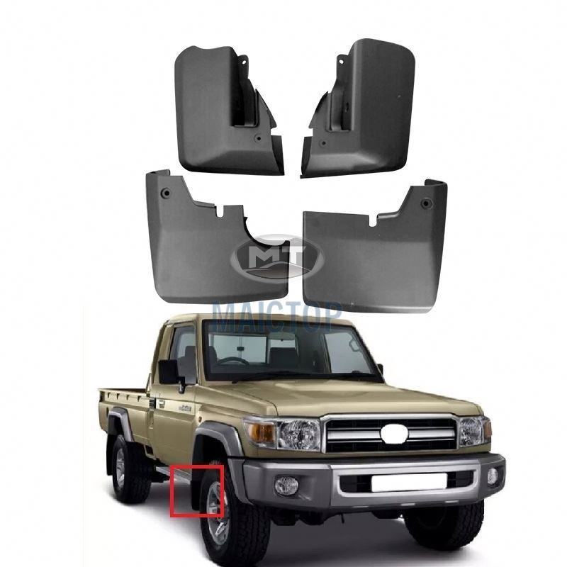 Maictop Car Fenders Plastic Mud Guard Mud Flaps for Land Cruiser FJ 79 75 Durable Body Parts