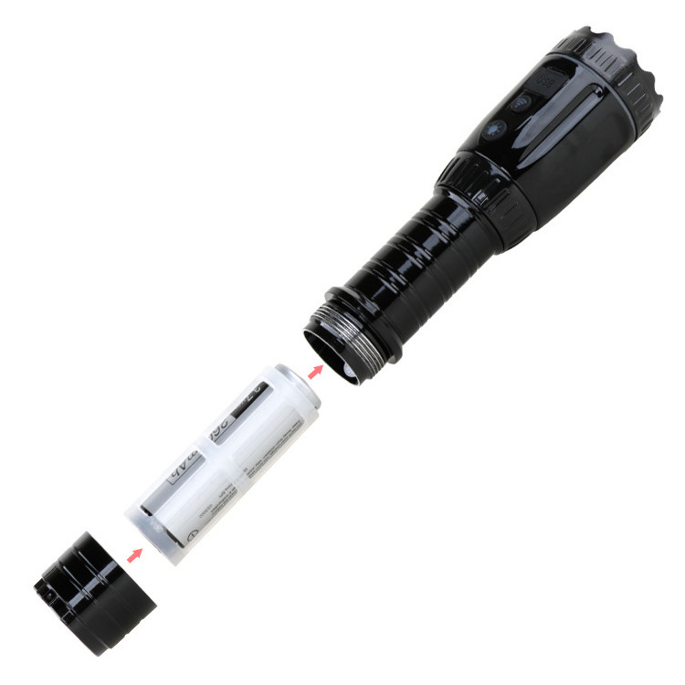 Wifi camera dog walking running led flashlights with magnet jogging safety multifunctional rechargeable flashlight