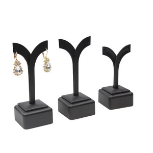 Retail jewelry earrings display stand jewelry holder t bar earring stand displays