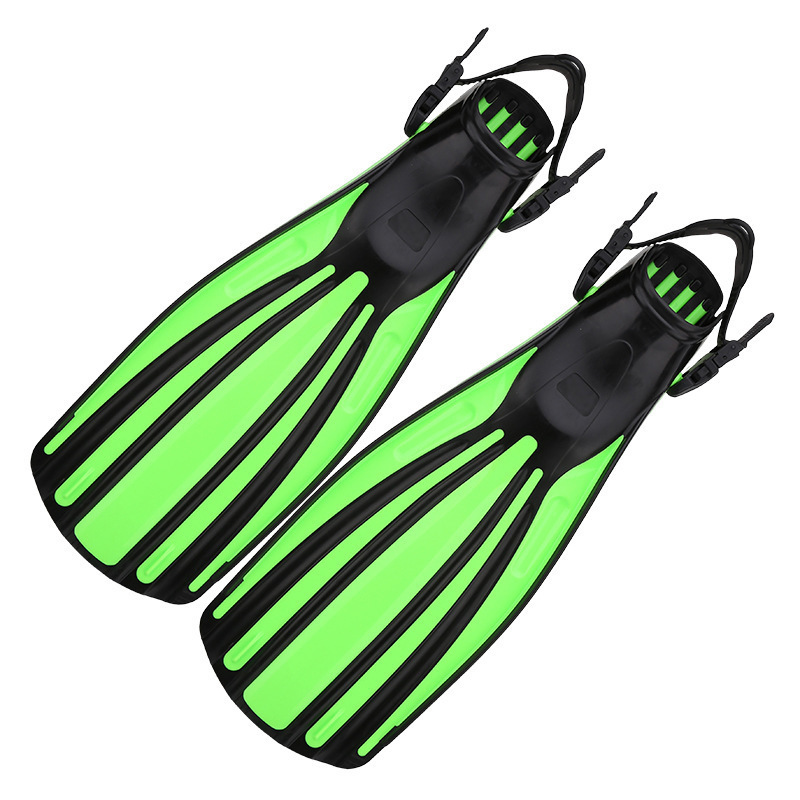 Adjustable Professional Diving Fins Frog Shoes Scuba Deep Diving Shoes Long Blade Rubber Swimming Flippers