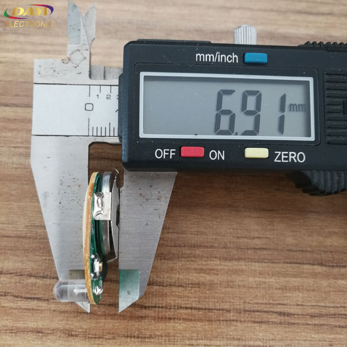 Blinking led light module button, thin led battery powered light with adhesive tape