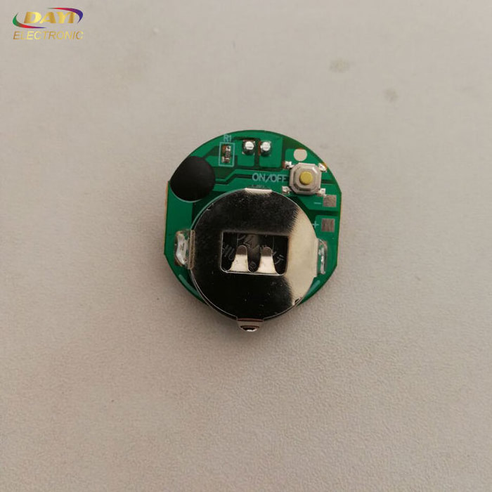 Blinking led light module button, thin led battery powered light with adhesive tape