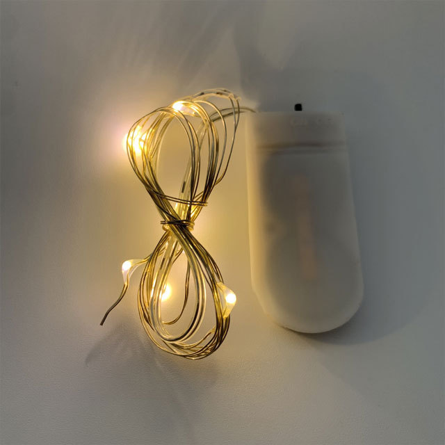 Battery Operated Waterproof Wedding Christmas Party Decoration Fairy Led Wine Bottle Mini Copper Wire String Lights