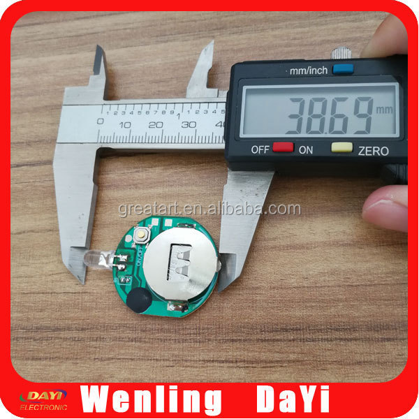 Mini led flashing light module for toy and gift