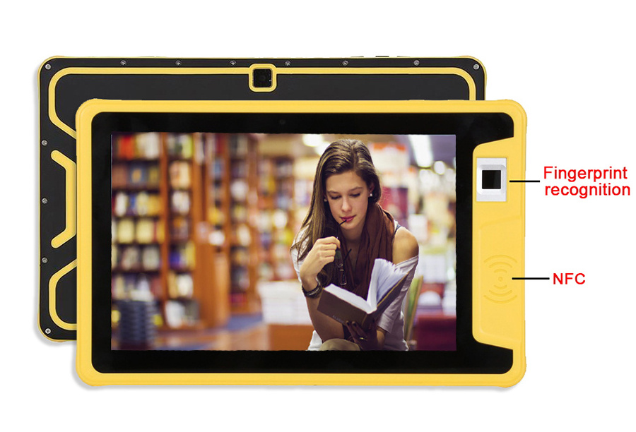 b2b trade tablette android gps real time tracking rugged tablet front nfc 4g sim slot tablet