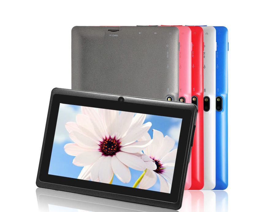 7 inch  android 4.4 quad core touch android rugged wifi 8gb  rohs tablet price q88  allwinner a33