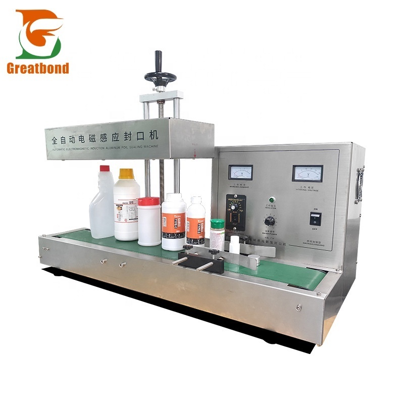 Factory Cheap Price Desktop Automatic Aluminum Foil Sealer Continuous Induction Plastic Glass Jar Bottles Gasket Sealing Machine