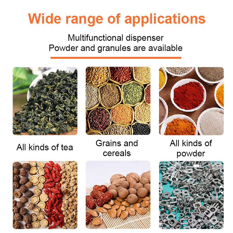 Hot Selling 50-500g Manual Automatic Food Powder Granule Coffee Sachet Pouch Spice Flour Rice Mini Small Packing Filling Machine