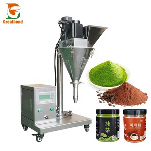 Factory Price High Precision Table Top Flour Powder Spices Screw Metering Semi-automatic Weighing Screw Filling Machine