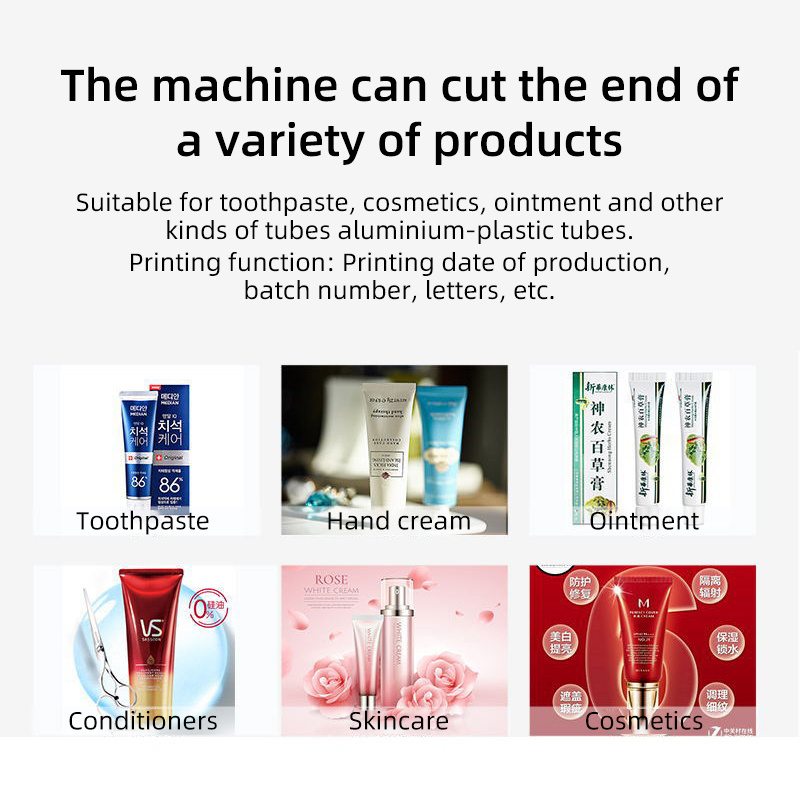 Wholesale Manual Semi Automatic Conditioners Skincare Cosmetics Soft Plastic Aluminum Tube Cutting Ultrasonic Sealing Machine