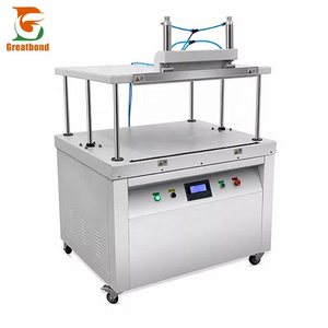 600YS Factory Outlet Automatic Pillow Quilts Air Compression Commercial Plastic Sealing Vacuum Packaging Machine With Work Table