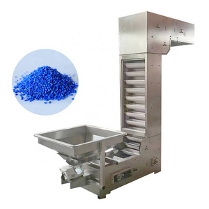 Factory Direct Supply Full Auto Customizable Vertical Z-Type Industrial Candy Coffee Bucket Elevator Conveyor With Hopper Feeder