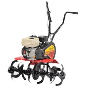 Greatbull 6.5HP Gasoline Power Mini Land Tiller Cultivator with Bearing Drive Hand Garden Rototiller