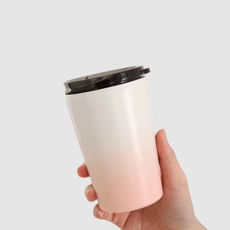 Wholesale 300ml 400ml Mini Kids Tumbler Stainless Steel Milk Cup Reusable Insulated Coffee Cup