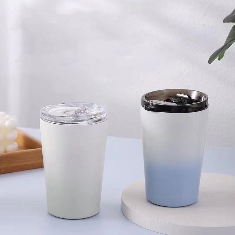 Wholesale 300ml 400ml Mini Kids Tumbler Stainless Steel Milk Cup Reusable Insulated Coffee Cup