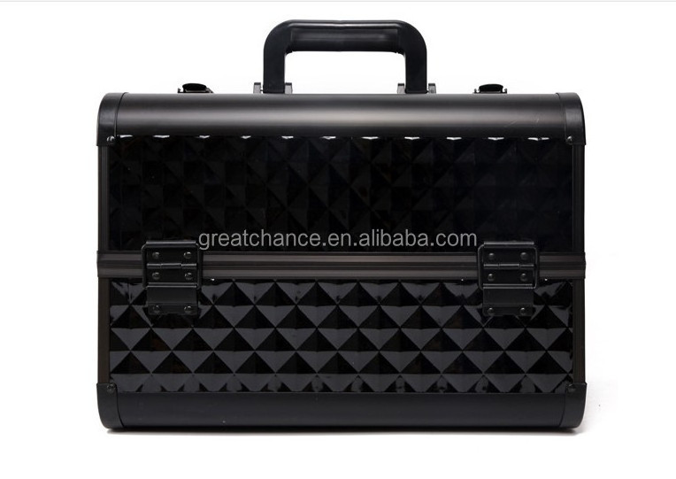 Pro Aluminum Makeup Cosmetic Train Case - aluminum cosmetic case-aluminum cosmetic box