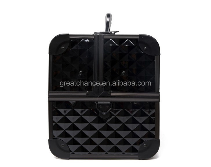 Pro Aluminum Makeup Cosmetic Train Case - aluminum cosmetic case-aluminum cosmetic box