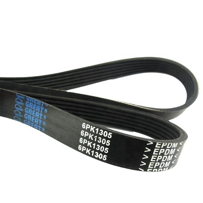 High quality EPDM rubber  poly v ribbed belt pk belt 6pk1305