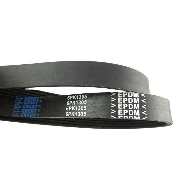 High quality EPDM rubber  poly v ribbed belt pk belt 6pk1305