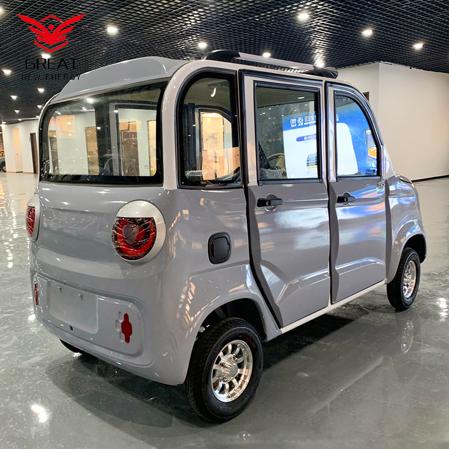 4 Seater Electric Scooter Car Adult Vehicles Without Battery / 1000w 4 Wheels Enclosed Mini Ecar Electric Scooter Car For Adults