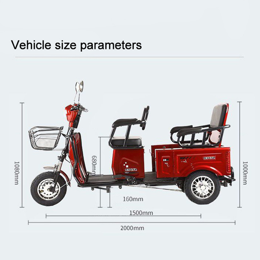 Three Wheel Electric Mini High-Power Electric Three-Wheel Moped