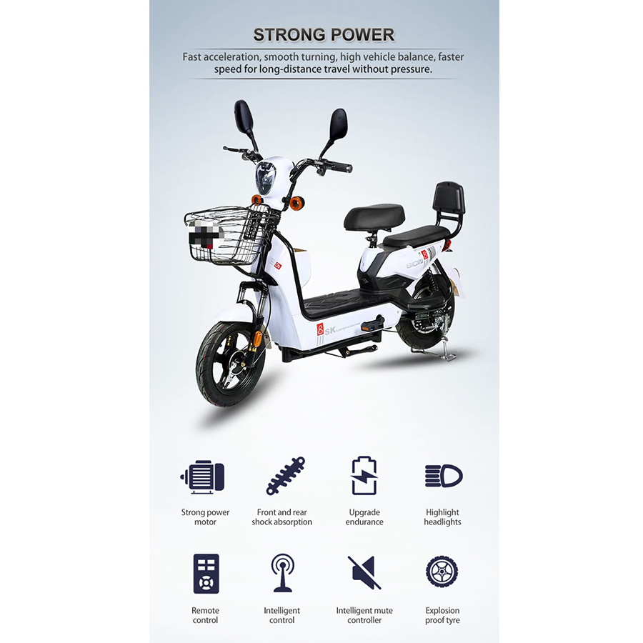 Factory Direct Sales Electric Bicycle 350w Brushless Ebike Bicicleta Electrica Motorbike Motorcycle Electric City Bike