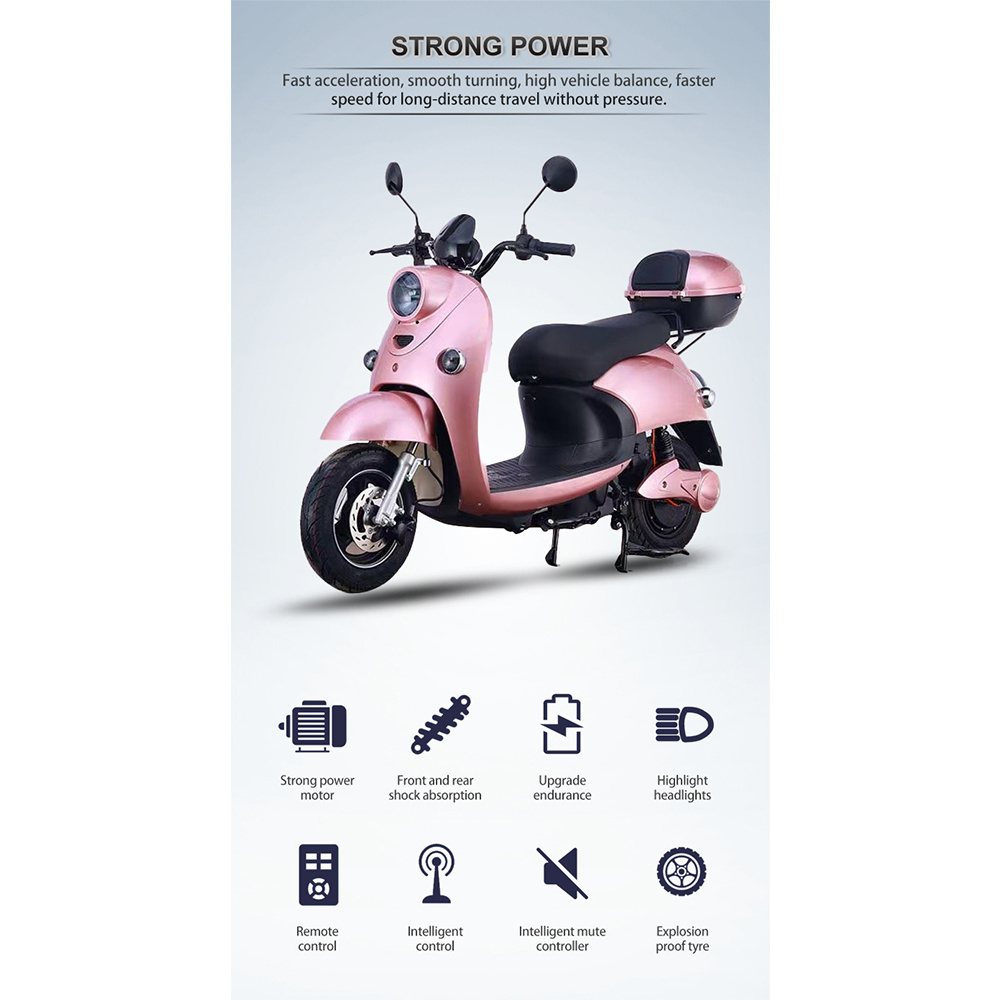 High-Speed Europe Power Moped Adult Bike Scooter Wholesale Electric Motorcycles For Sale