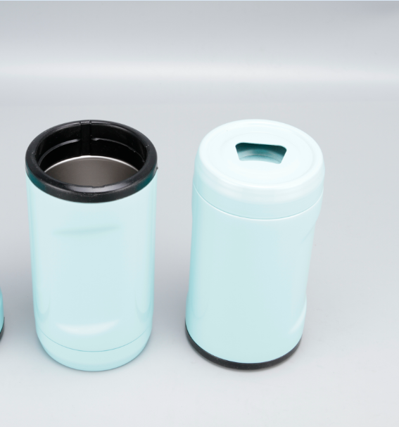 OEM/ODM Customizable Water Can Double Wall Cans ECO Friendly Material Stainless Steel Can Cooler For Beverage