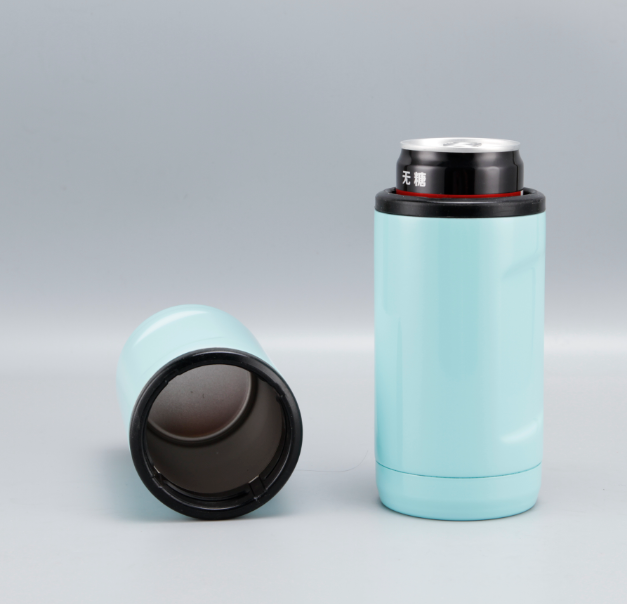 OEM/ODM Customizable Water Can Double Wall Cans ECO Friendly Material Stainless Steel Can Cooler For Beverage