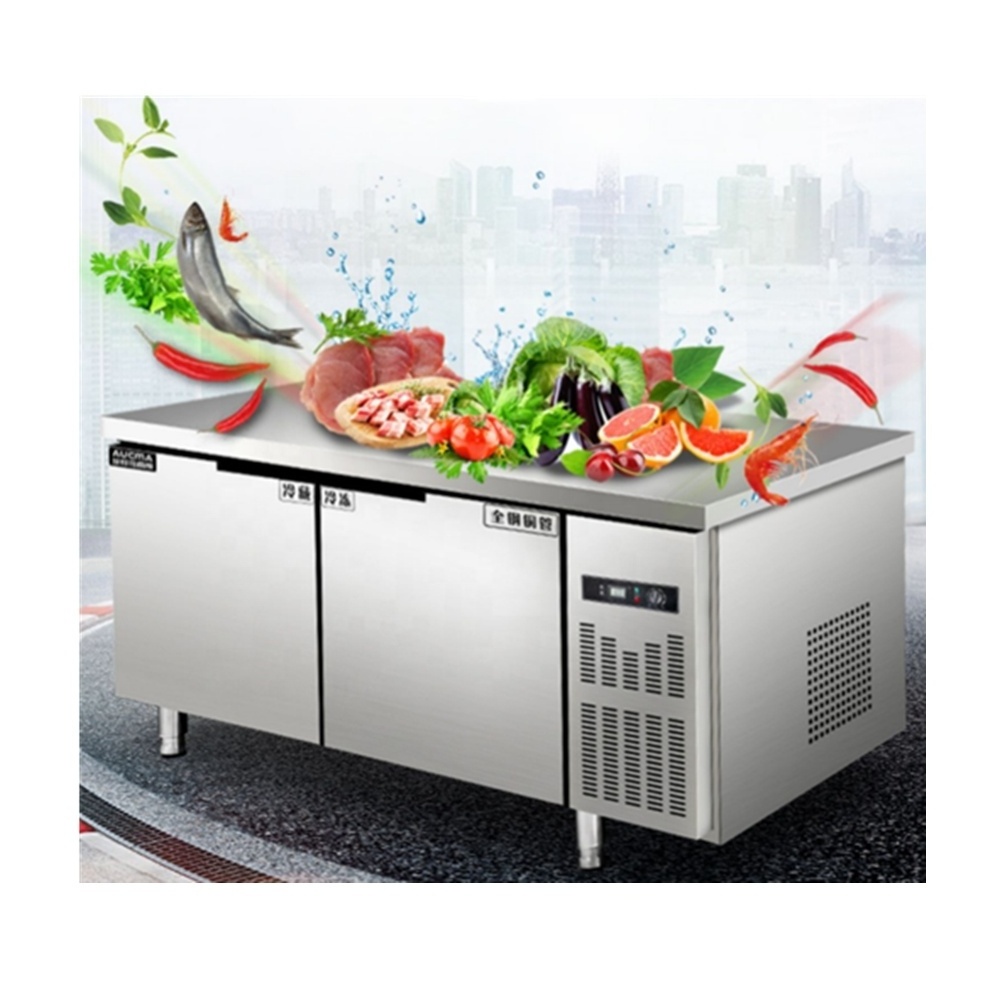 Under table freezer refrigerated catering equipment work bench freezer