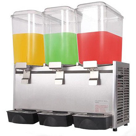 3 tank commercial 36L juicer  electric fruit juice dispenser beverage dispenser for sale