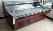 Supermarket Counter Top Commercial Deli Fish Meat Chiller Open Fridge Display case