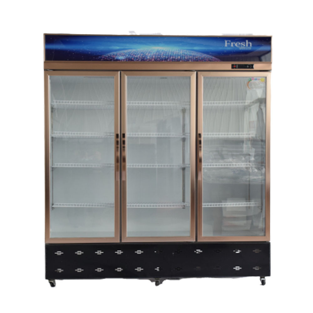 Supermarket bar beer pepsi refrigerator red bull refrigeration display cabinet fridge