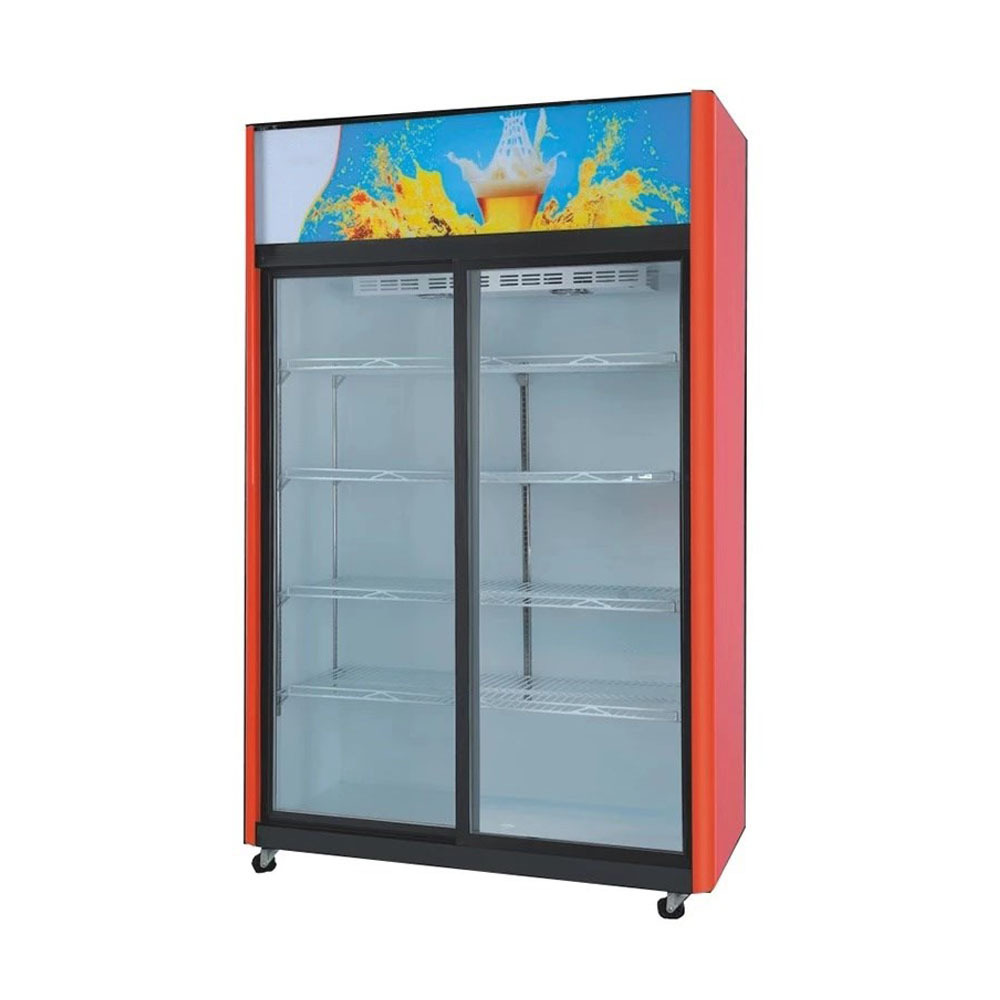 Supermarket bar beer pepsi refrigerator red bull refrigeration display cabinet fridge