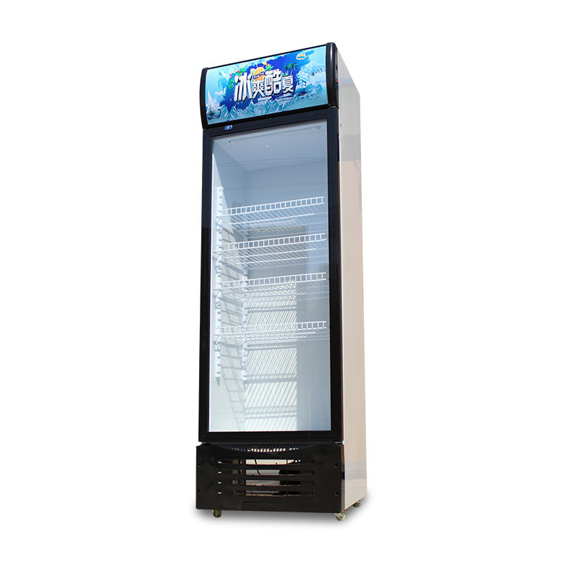 Supermarket bar  beer pepsi refrigerator red bull  refrigeration display cabinet  fridge