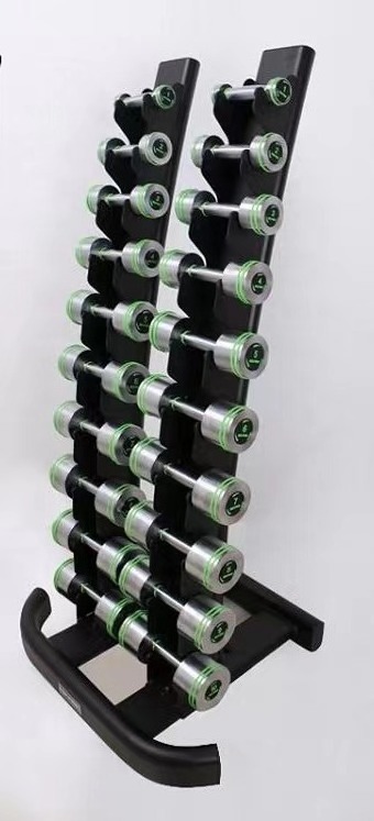 High Quality Commercial Gym Equipment Dumbbell Stand Rack 10 Pairs Multilevel Weight Storage Dumbbell Rack