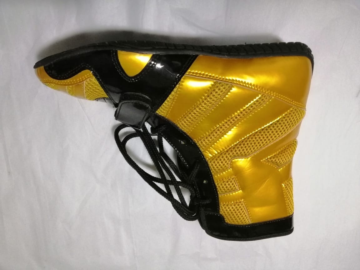 Hot Sale Factory Made Professional Custom Leather Breathable Sport Boots High-top Boxing Shoes New Design Boxing Shoes