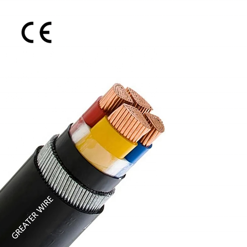 0.6/1kV 2/3/4/5 Copper Core SWA Armoured Underground XLPE Power Cable Copper Core 240mm2 630mm2 1400mm2 110Kv Underground Cable