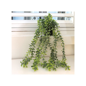 Eco-friendly Artificial Hanging Plants with Plant Hangers Potted  Vines for Wall Home Office Living Room Porch Shelf  Decor