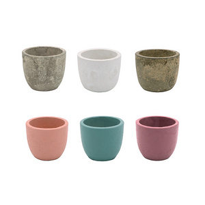 Small Size Planter Mini Plants Containers Artificial Succulent Pulp Pots without Hole Brown Box Flower Pot Bohemian Express