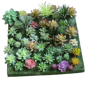 Single Low MOQ Faux plant artificial succulents DIY series For indoor outdoor Home  Arrangement decor