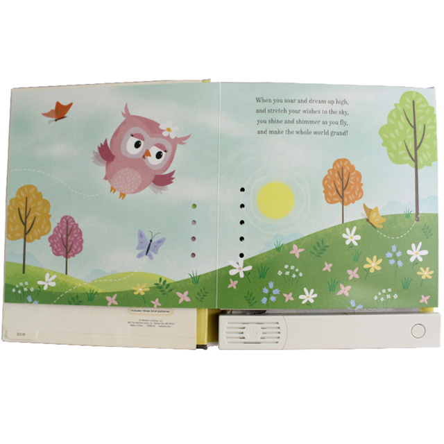 Factory customized  new Children recording sound board story book learning voice book